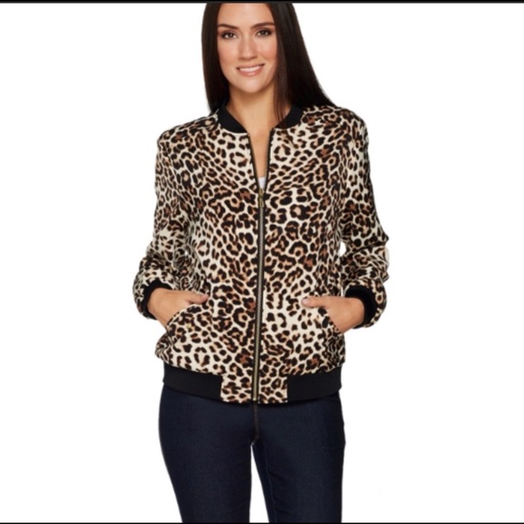 susan graver bomber jacket